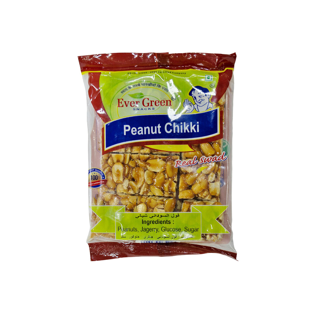 EVERGREEN PEANUT CHIKKI 100 GM