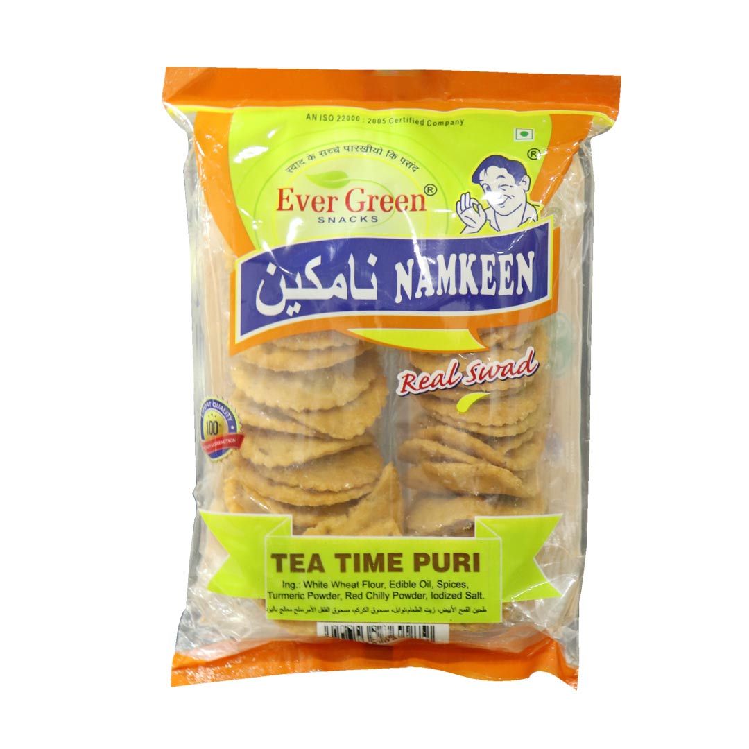 EVERGREEN TEA TIME PURI 180GM