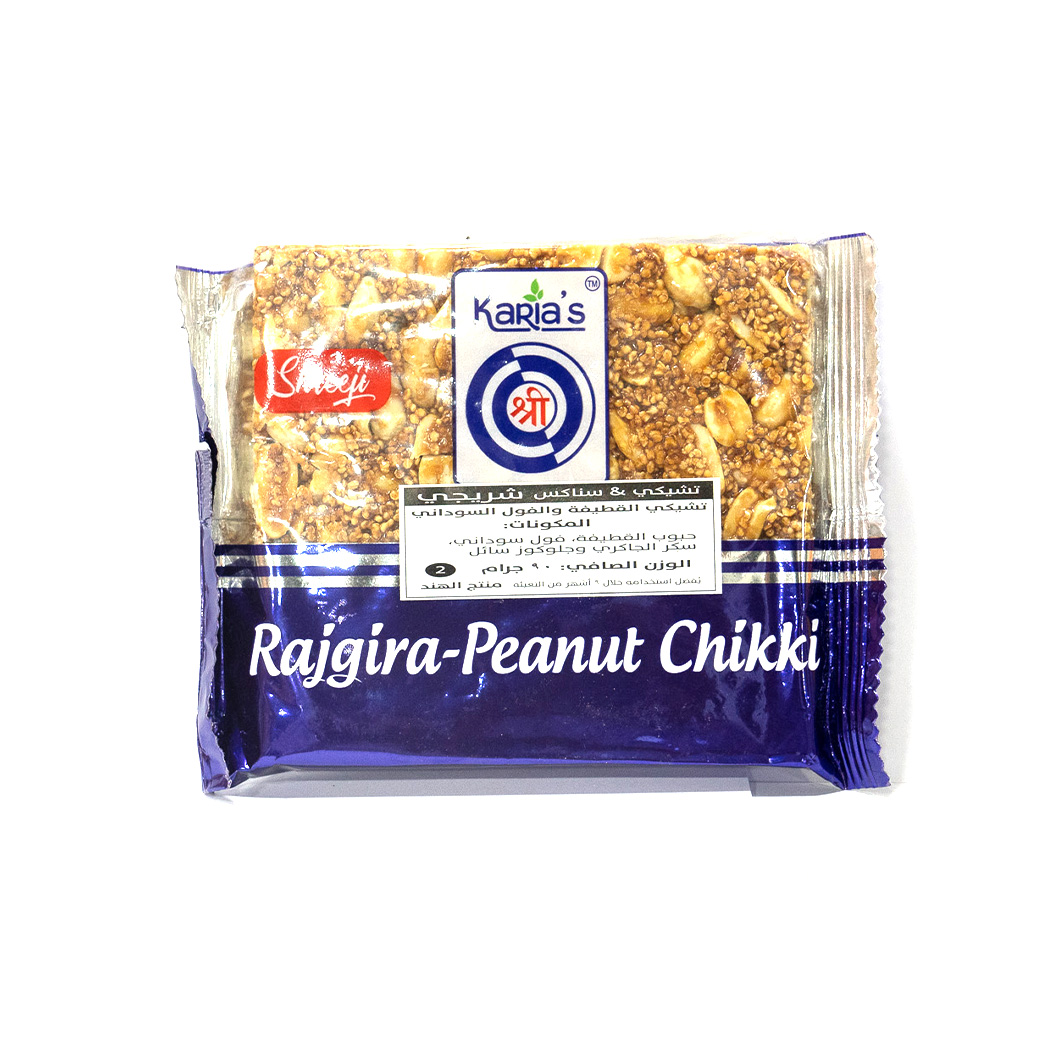 SHREEJI RAJGIRA PEANUT CHIKKI 90GM