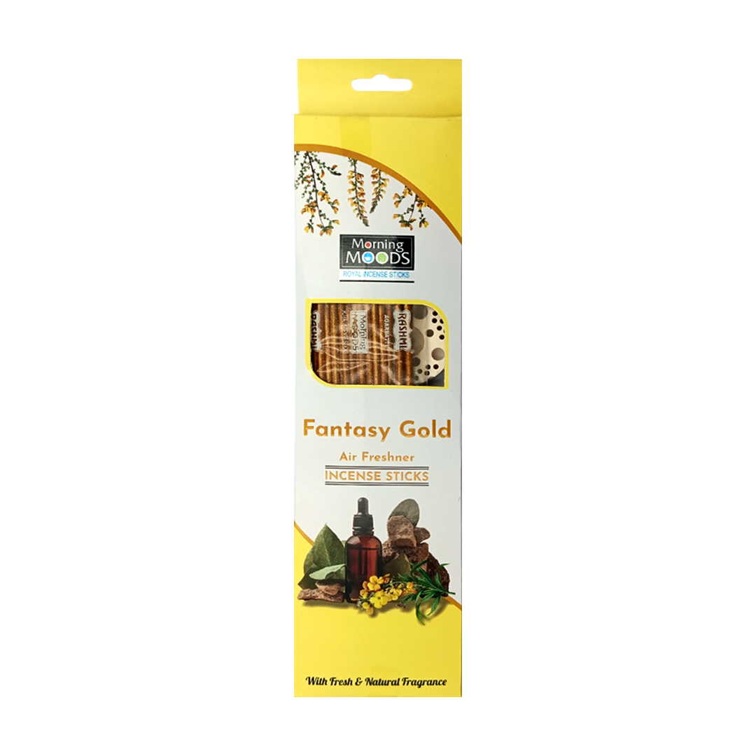 MORNING MOODS FANTASY GOLD INCENSE STICKS 45 GM
