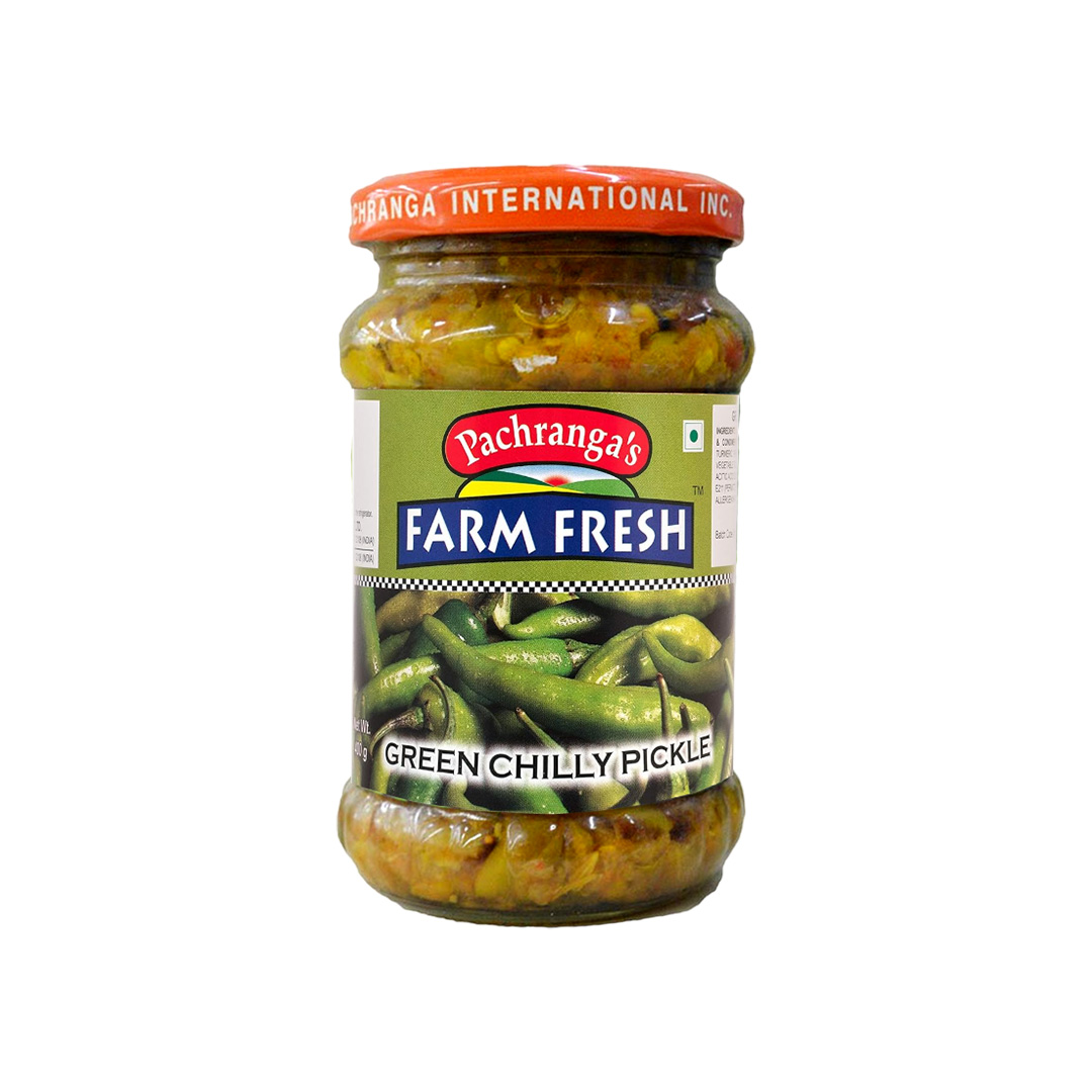 PACHRANGAS FARM FRESH GREEN CHILLI PICKLE - 300 GM