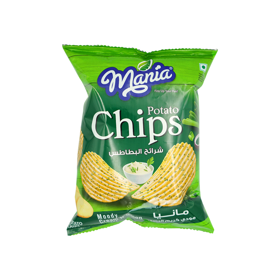 Mania Cream n Onion Chips 52gm