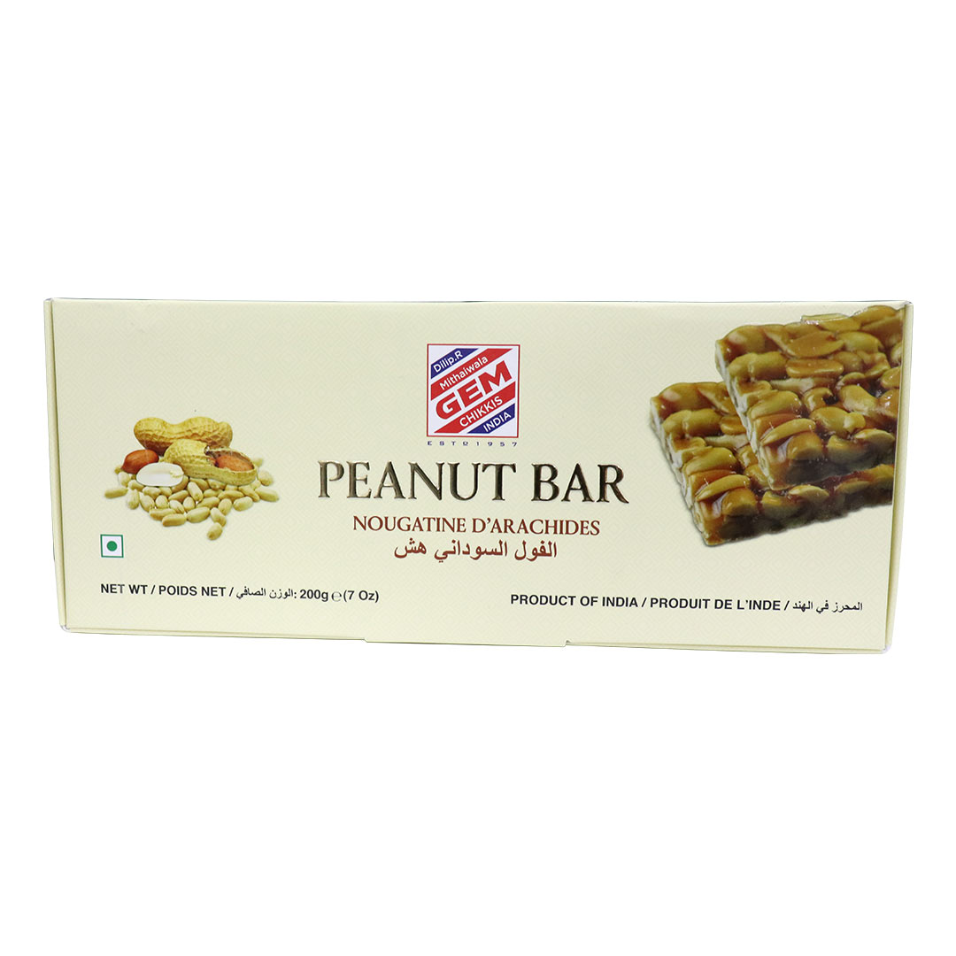 GEMS PEANUT BAR 20PC-200GM