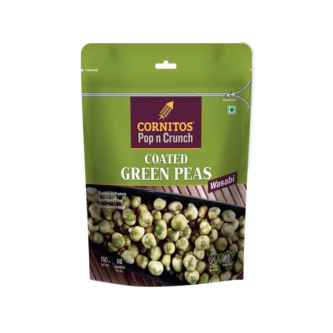 CORNITOS COATED GREEN PEANS WASABI 150GM