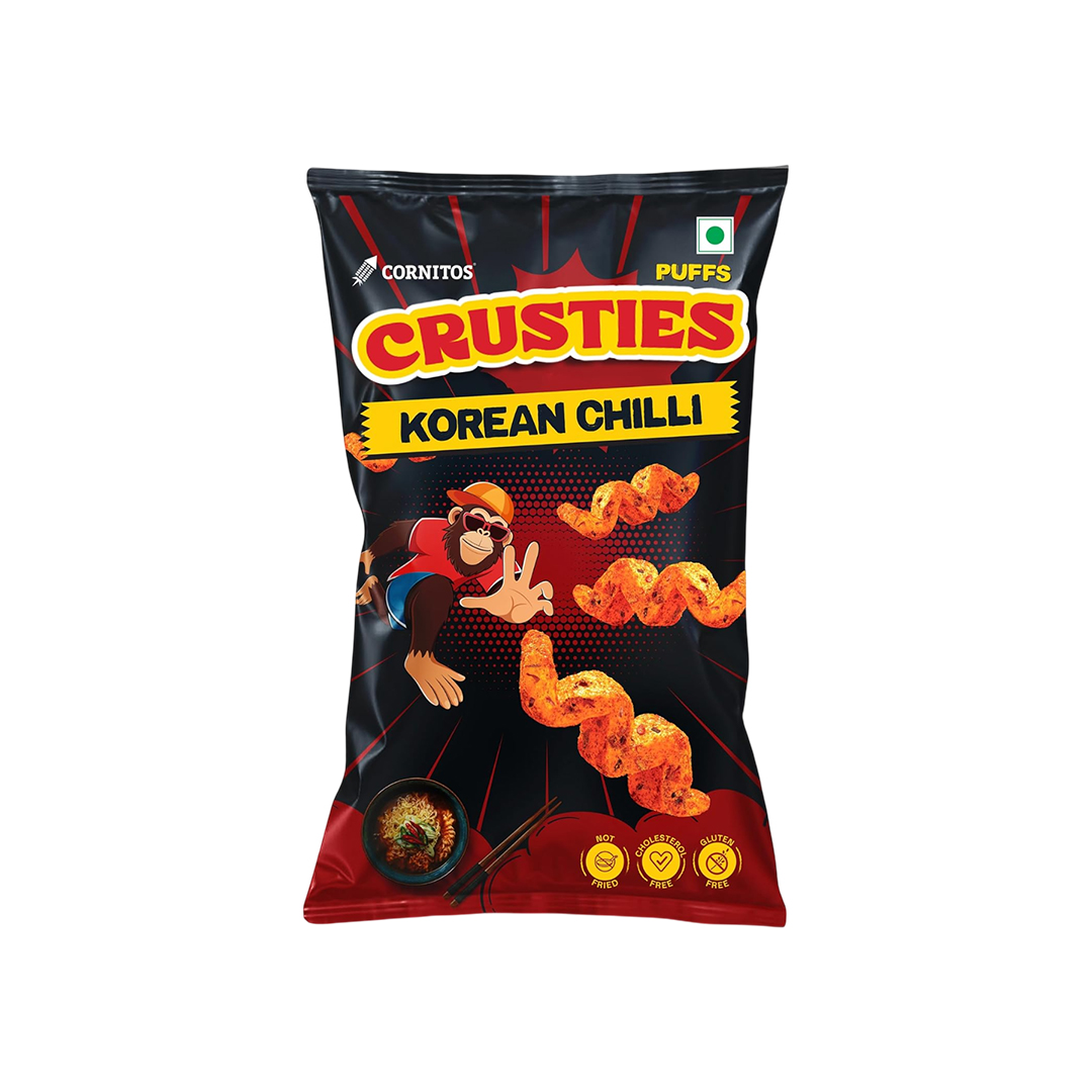 CORNITOS CRUSTIES KOREAN CHILLI POTATO SNACKS 60GM