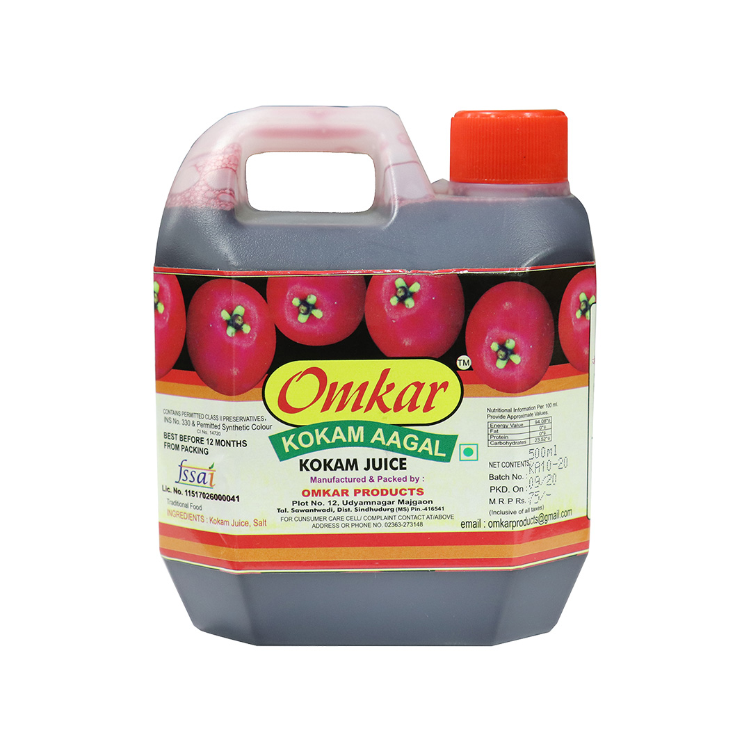 OMKAR KOKAM AAGAL JUICE 500ML