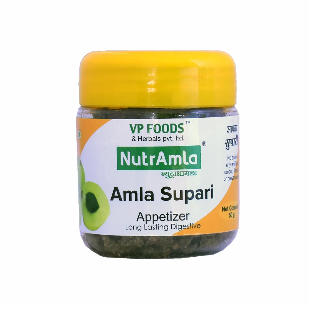 V P NUTRA APPETIZER AMLA SUPARI 50G