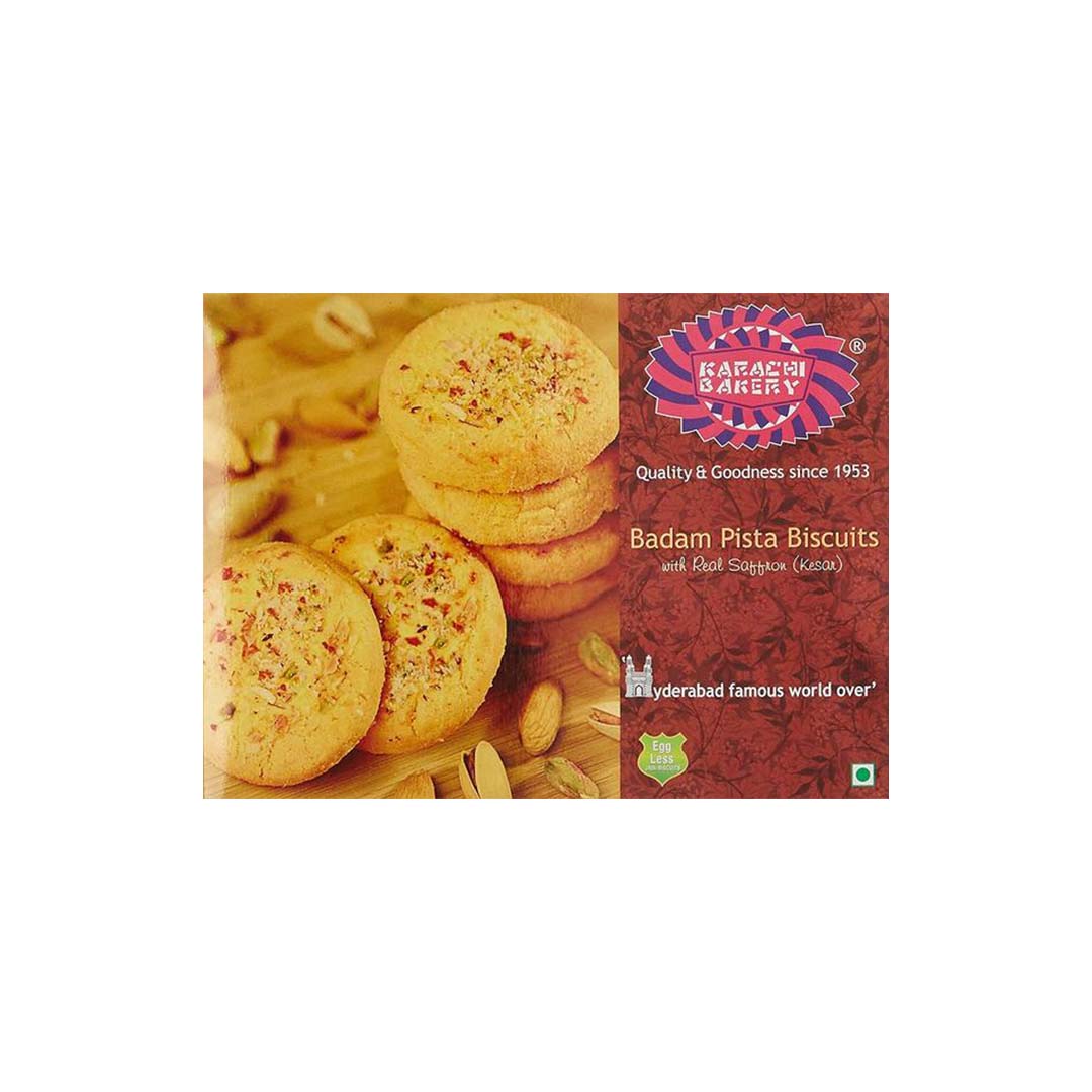 KARACHI PISTA ALMOND BISCUITS 400 GM