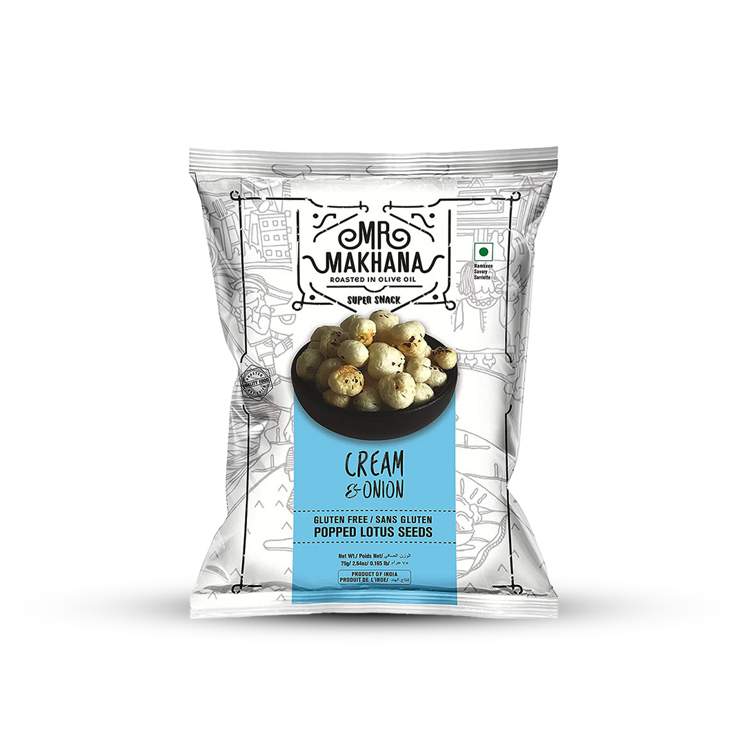 MR. MAKHANA CREAM & ONION 25 GM