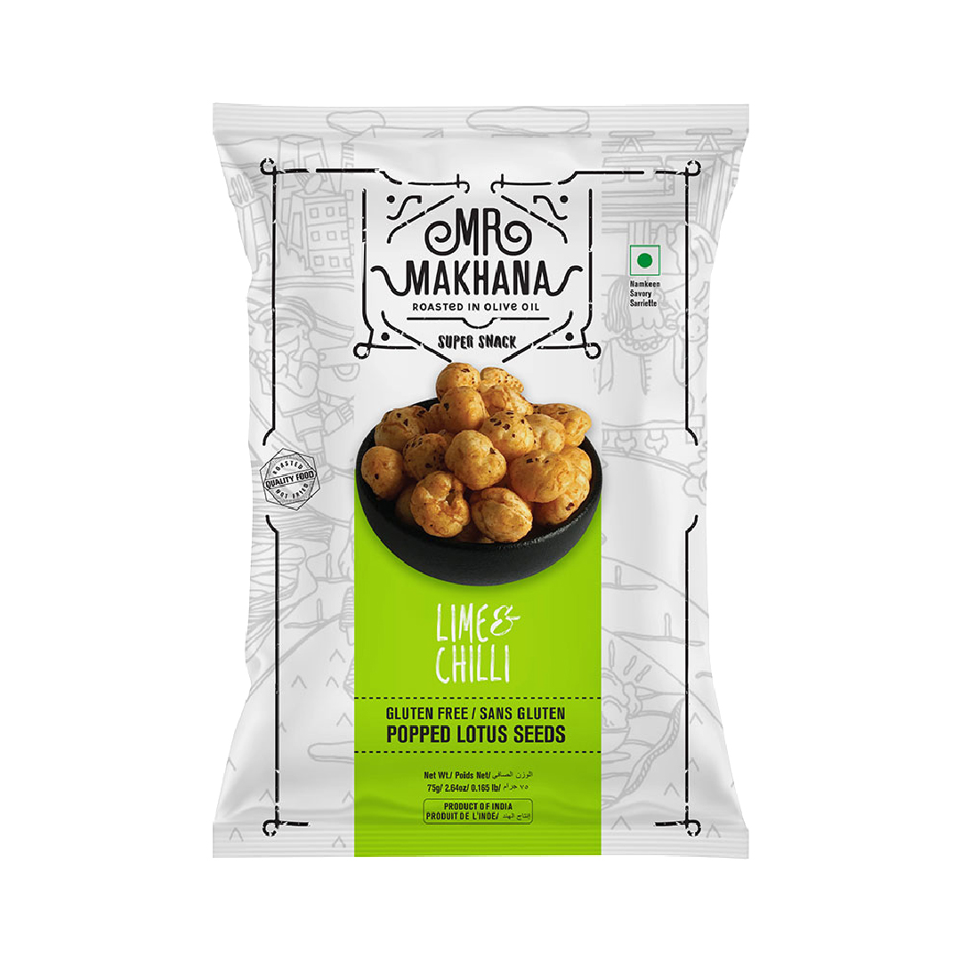 MR. MAKHANA LIME & CHILLI 75GM