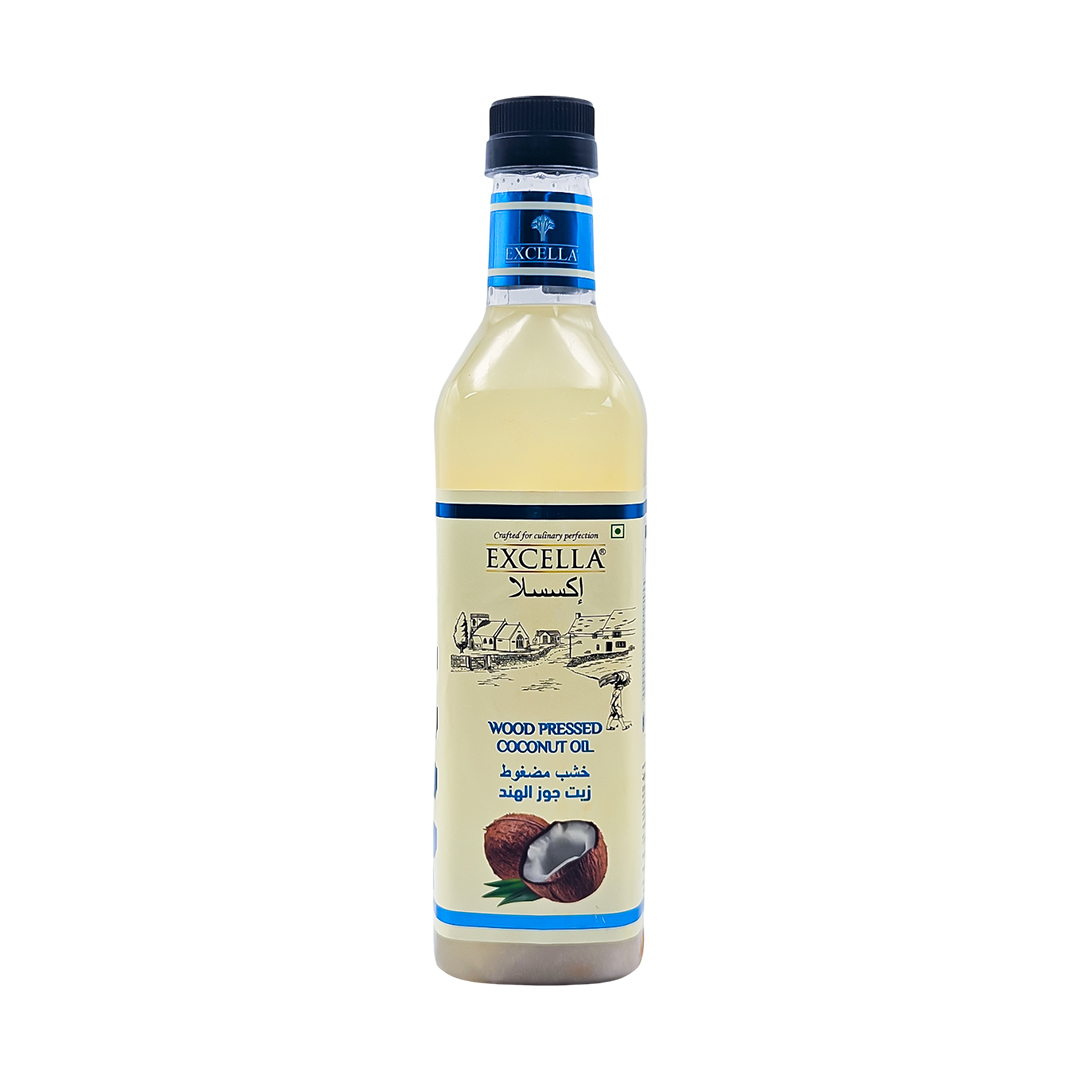 EXCELLA WOOD PRESSED COCONUT OIL 1 LTR