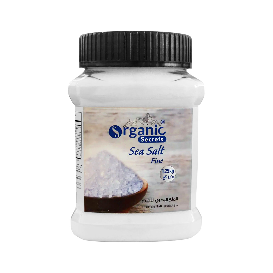 ORGANIC SECRETS SEA SALT FINE 1.25 KG