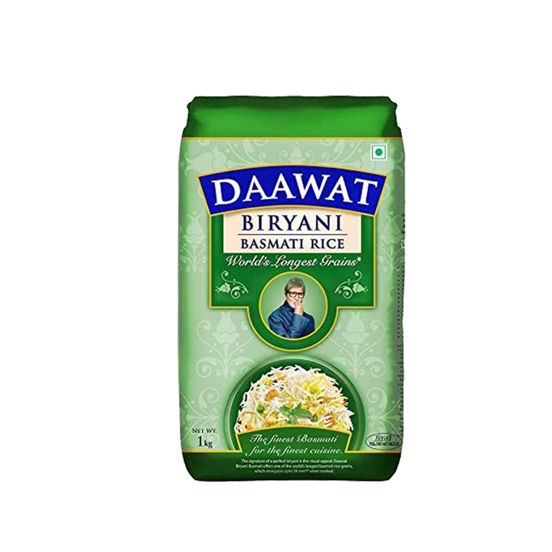 DAWAT BIRYANI BASMATI RICE 1KG