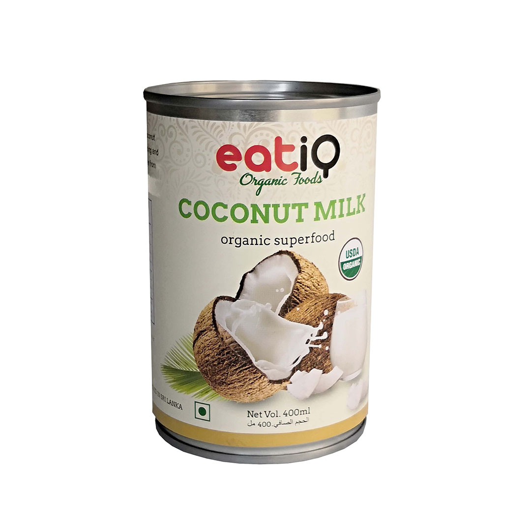 EATIQ ORGANIC FOODS ORGANIC COCONUT MILK 17 FAT 400ML