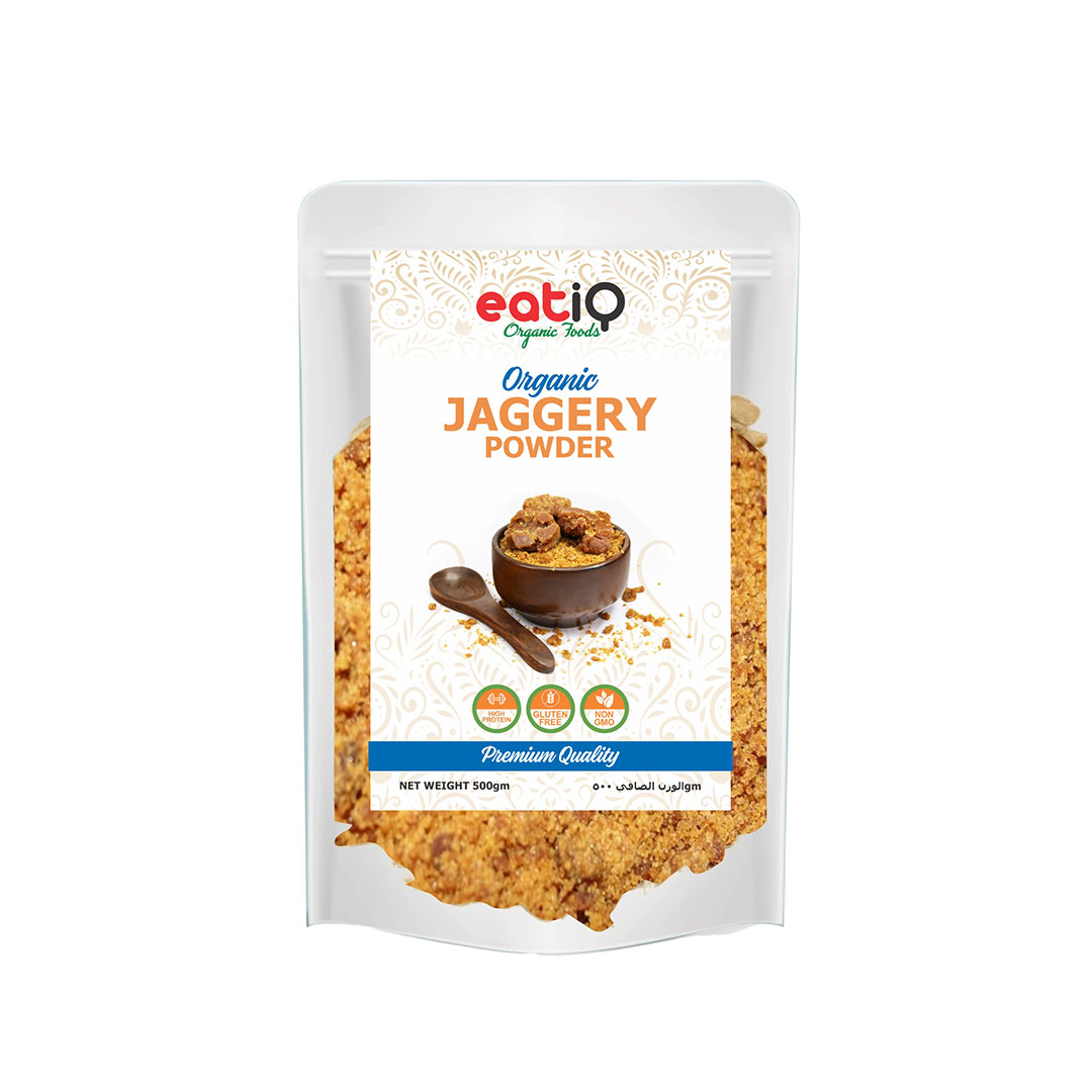 EATIQ ORGANIC FOODS ORGANIC SUGERCANE JAGGERY 500GM