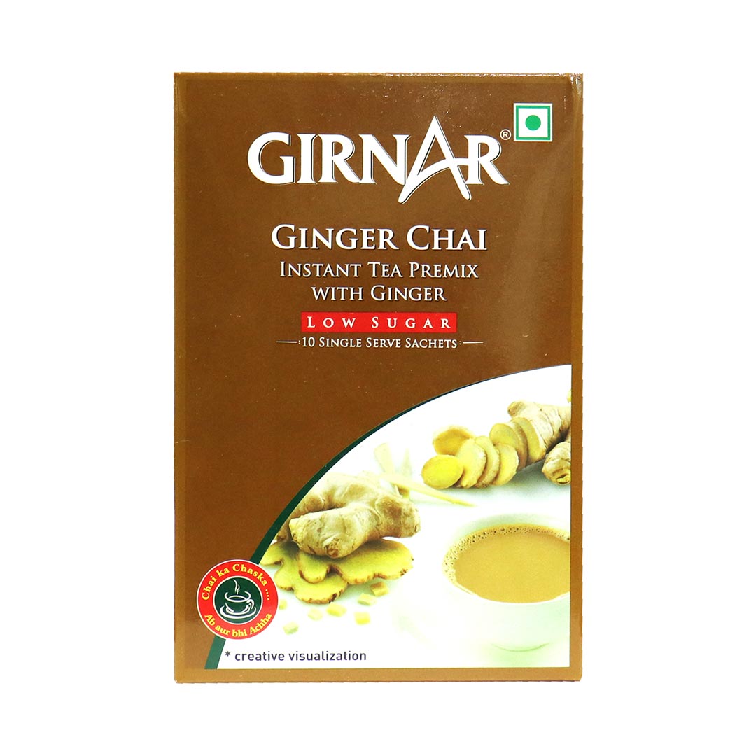 GIRNAR GINGER 2IN1 UNSWEETENED 8GMX10S SACHETS