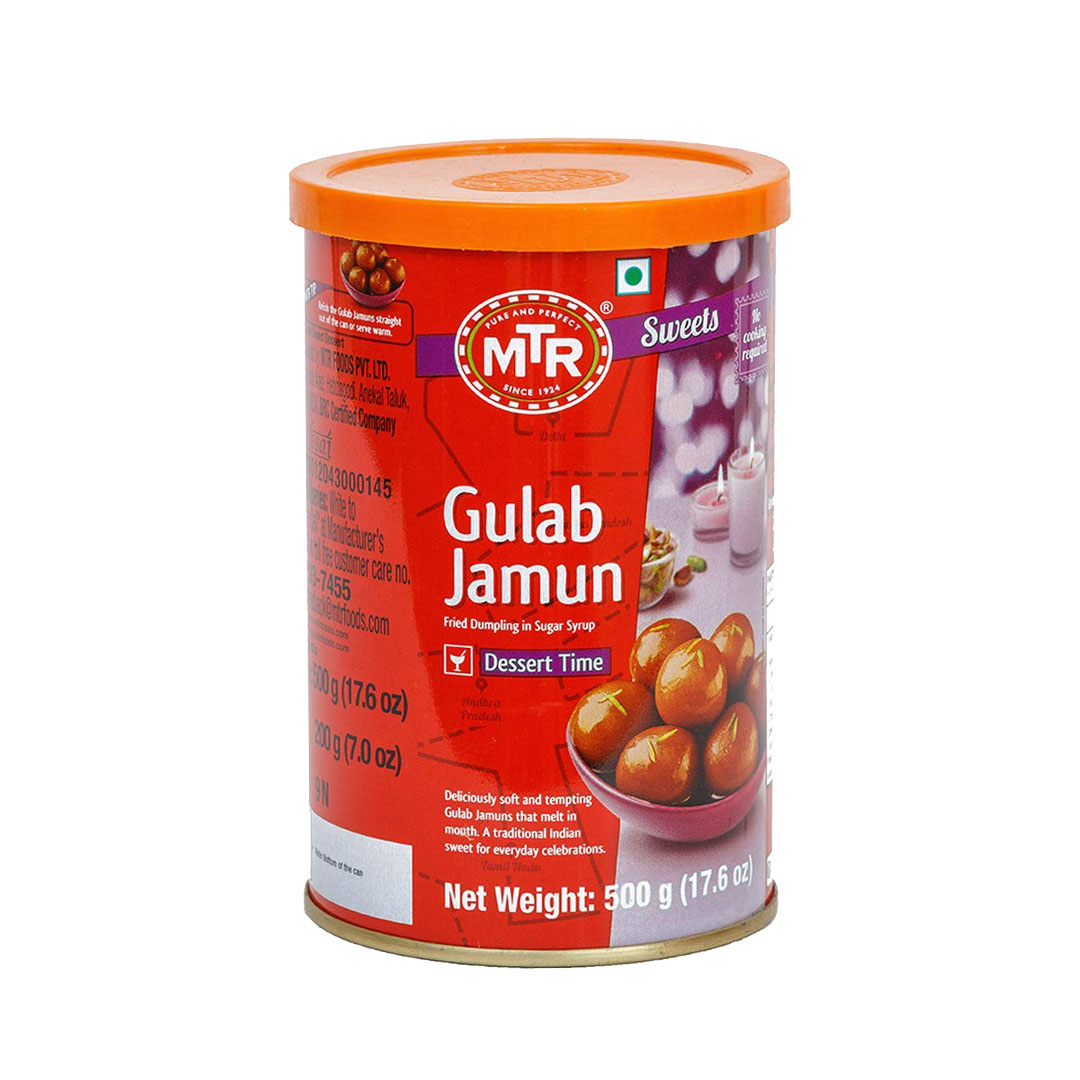 MTR GULAB JAMUN TIN 500GM