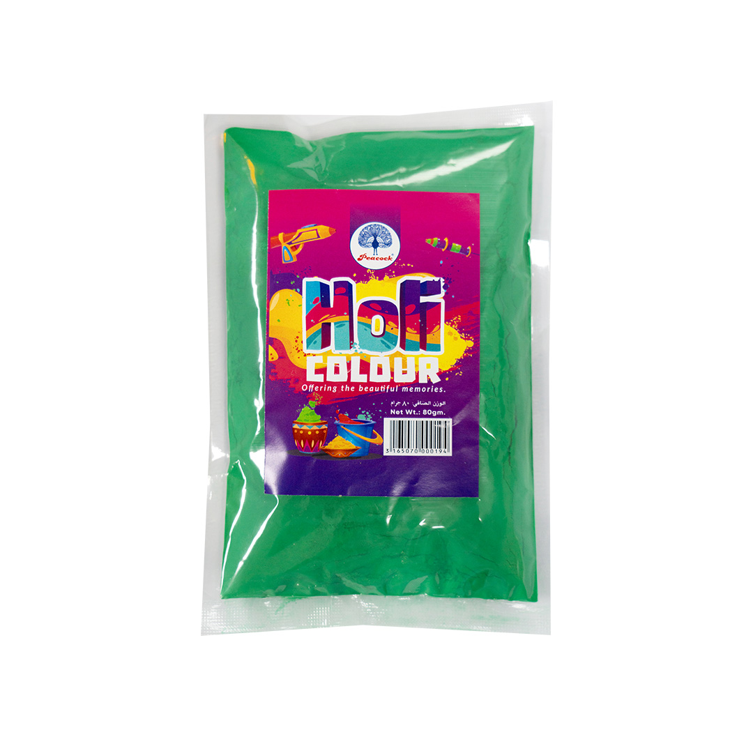 HOLI COLOUR 80G (GREEN)