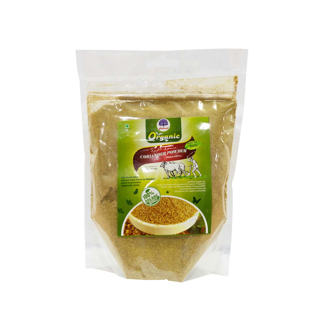 PEACOCK ORGANIC CORIANDER POWDER 250GM