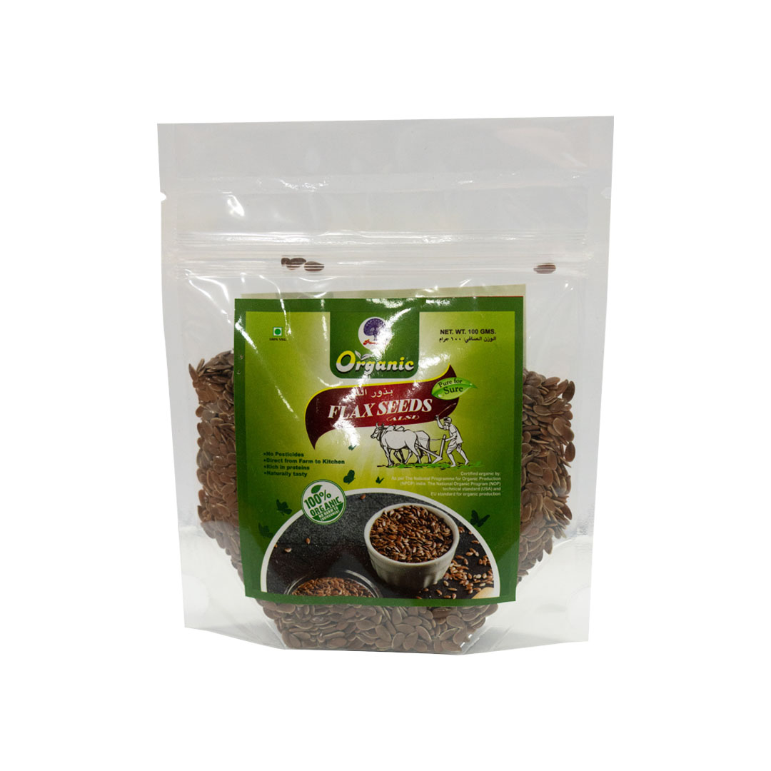 ORGANIC ALSI (FLAX SEED) 100GM
