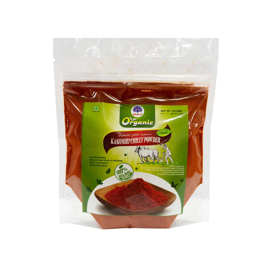 ORGANIC KASHMIRI CHILI PD 100G
