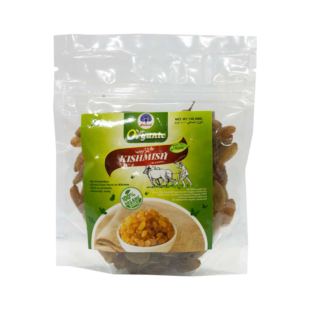 ORGANIC KISHMISH(RAISIN) 100GM