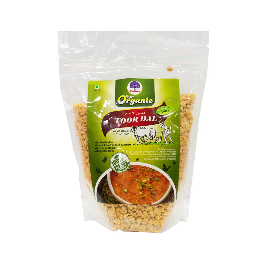 PEACOCK ORGANIC TOOR DAL 500 GM