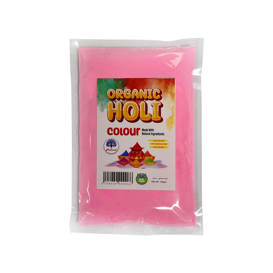 ORGANIC HOLI COLOUR 80GM (PINK)