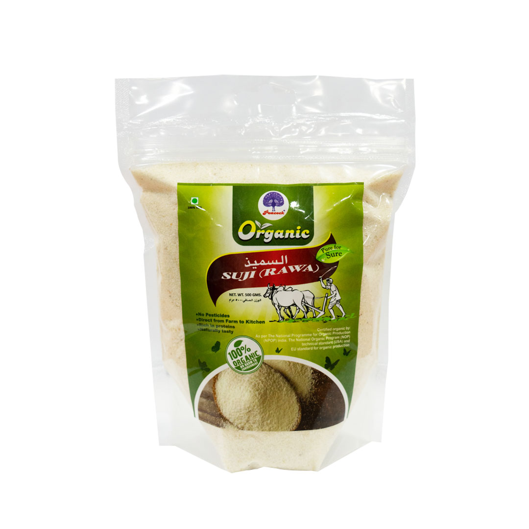 ORGANIC SUJI (RAWA) 500GM
