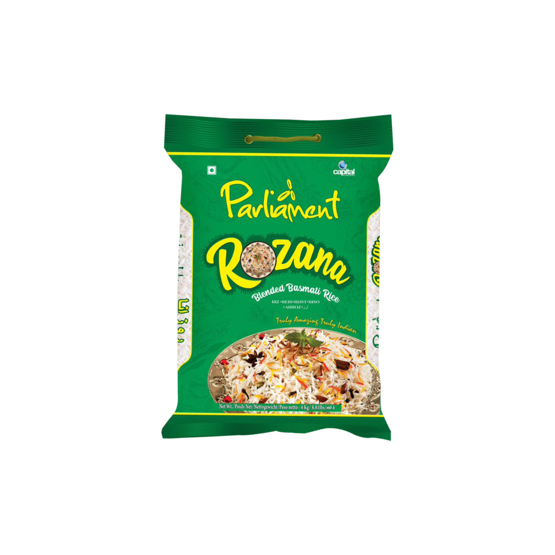 PARLIAMENT ROZANA BASMATI RICE 4KG