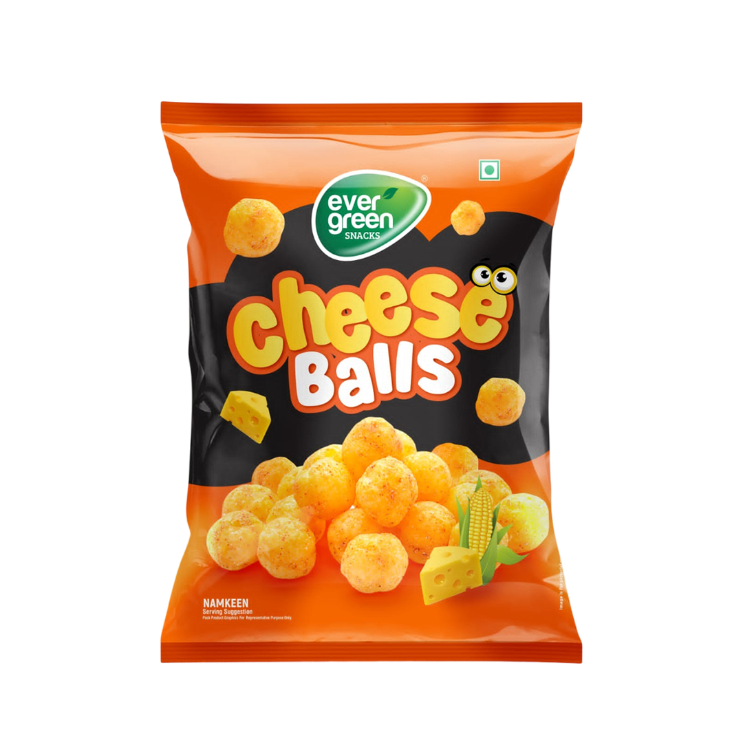 EVERGREEN CHEESE BALLS 100GM