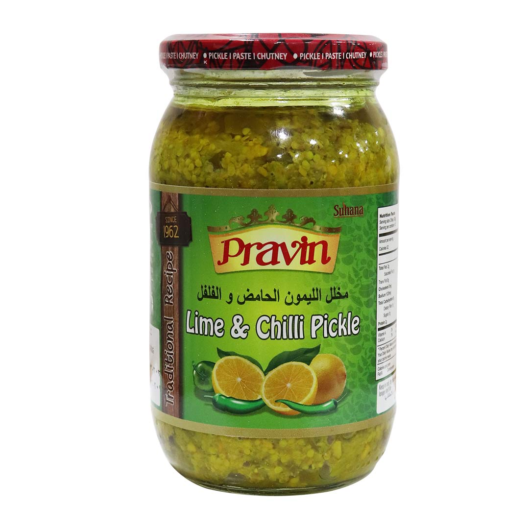 PRAVIN LIME & CHILLI PICKLE 400GM
